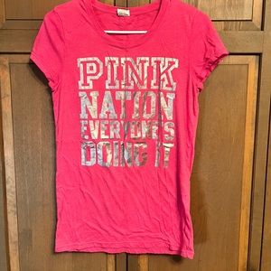 VS PINK short sleeve tee